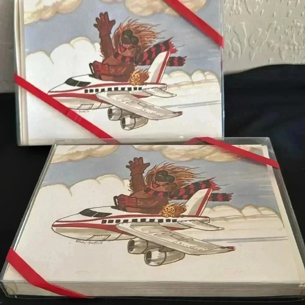 VTG 1979 Suzy’s Zoo Note Cards 2 packets of 8 includes cards & envelopes
